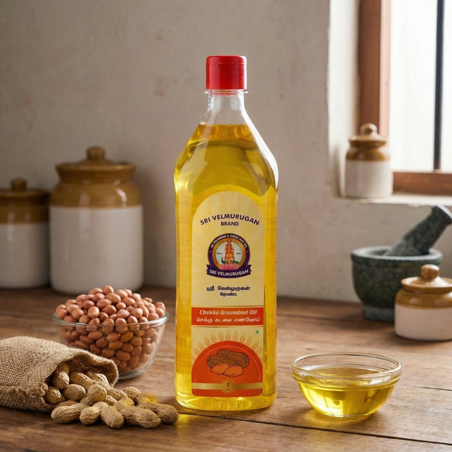 Sri Velmurugan Chekku Groundnut Oil