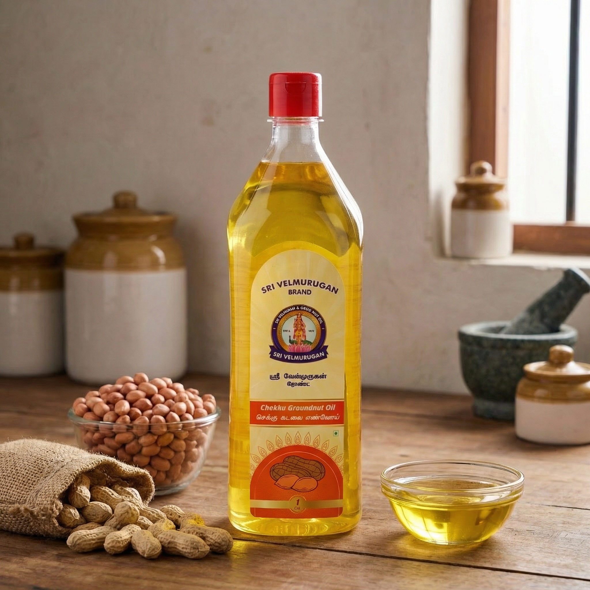 Sri Velmurugan Chekku Groundnut Oil