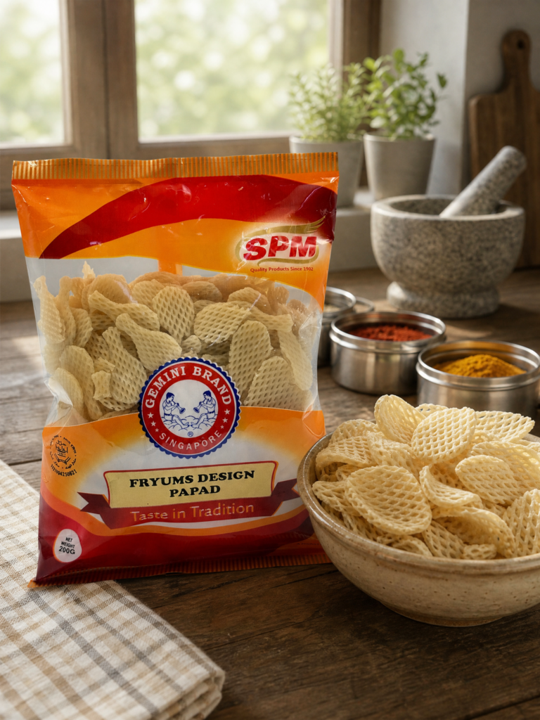 Gemini Fryums Design Papad