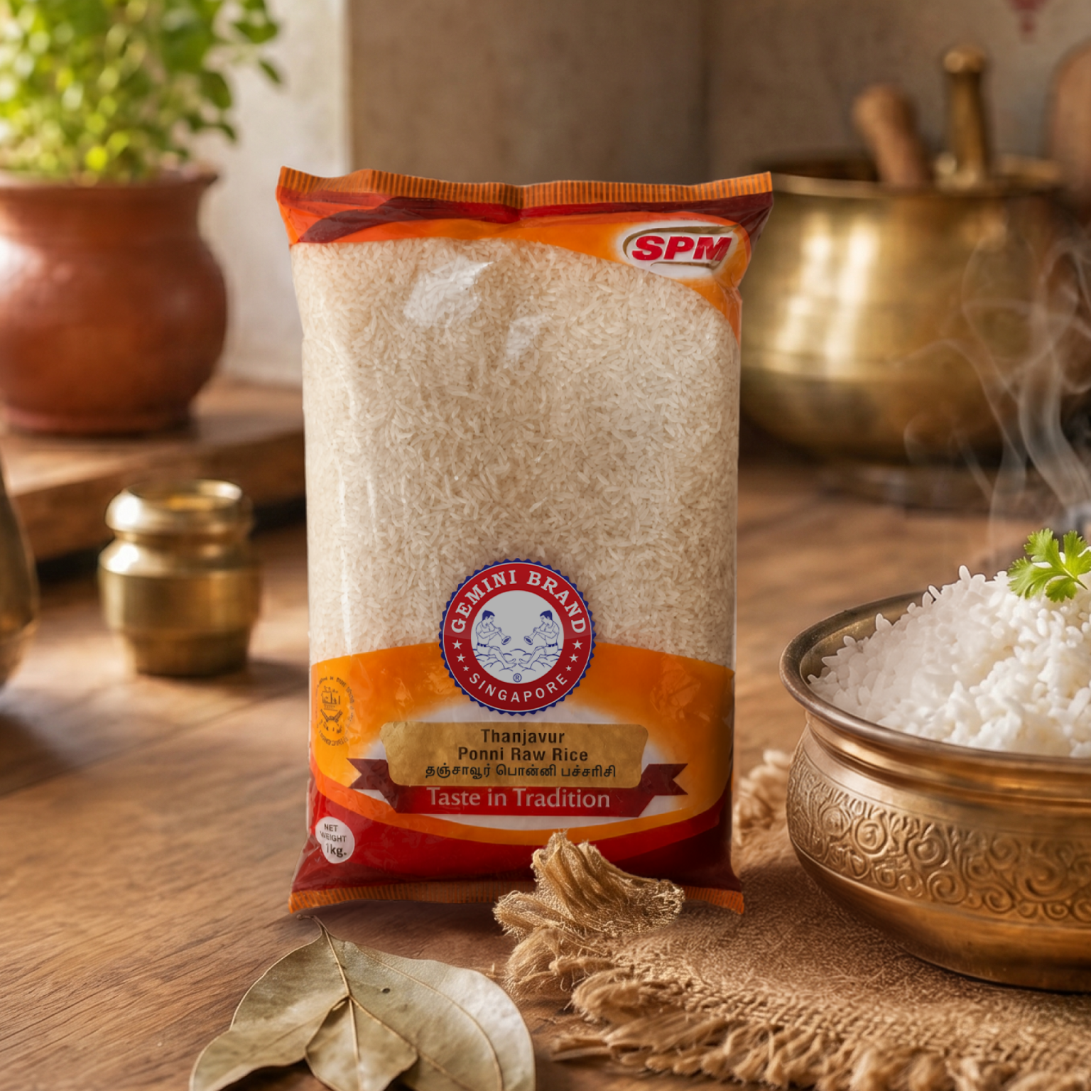 Gemini Thanjavur Ponni Raw Rice